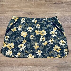 Sunday Navy Floral Mini Skirt
